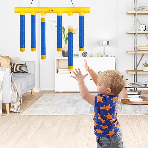 Guopai Juego de Atrapar Palos con 3 Velocidades – Juguete de Entrenamiento de Reacción y Coordinación Mano-Ojo para Niños y Adultos, Ideal para Juegos Interactivos en Casa o al Aire Libre - 5