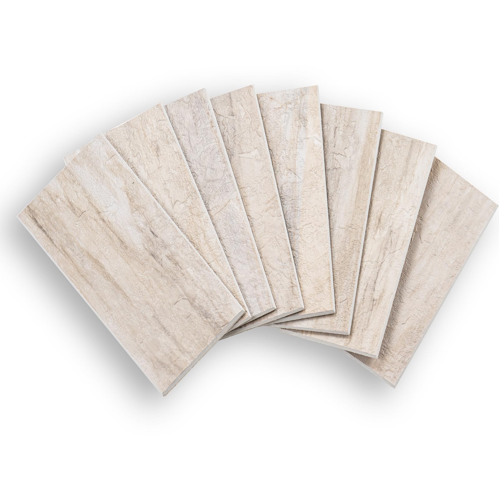 100 Pieces Peel and Stick Backsplash for Kitchen, 3" x 6" PVC Subway Tile Upgraded Grayish Beige with Gray Grout Backsplash Stick on Tile Elevate Kitchen, Bathroom, Fireplace,RV