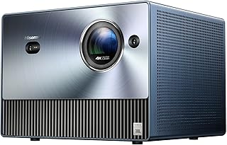 Hisense Cube C1 4K TriChroma Laser Smart Mini Projector, 1600 Luments, Dolby Vision, Dolby Atmos, HDR10/HLG, Built-in Alexa, Home Theatre Laser TV Projector