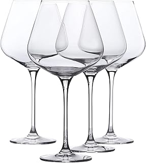 WHOLE HOUSEWARES | Oversized Wine Glass Set of 4 | Holds a Full Bottle of 750ml | 29oz Large Wine Glass Set | Oversize Dri...