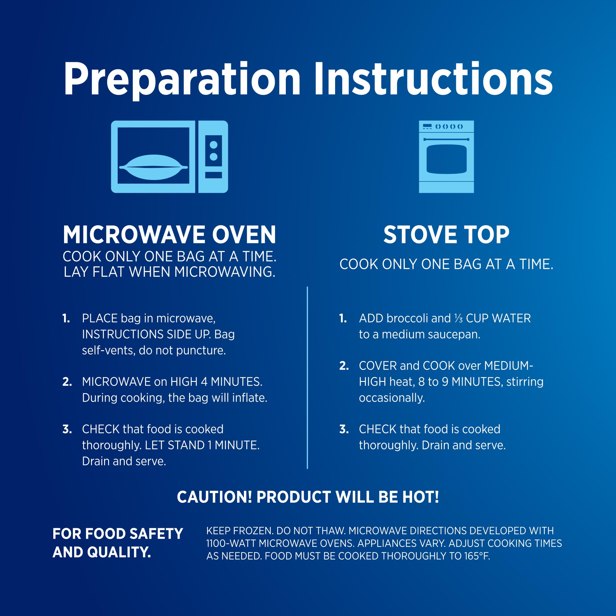 Birds Eye Steamfresh Broccoli Florets Frozen Vegetable 10 8 OZ — view 6