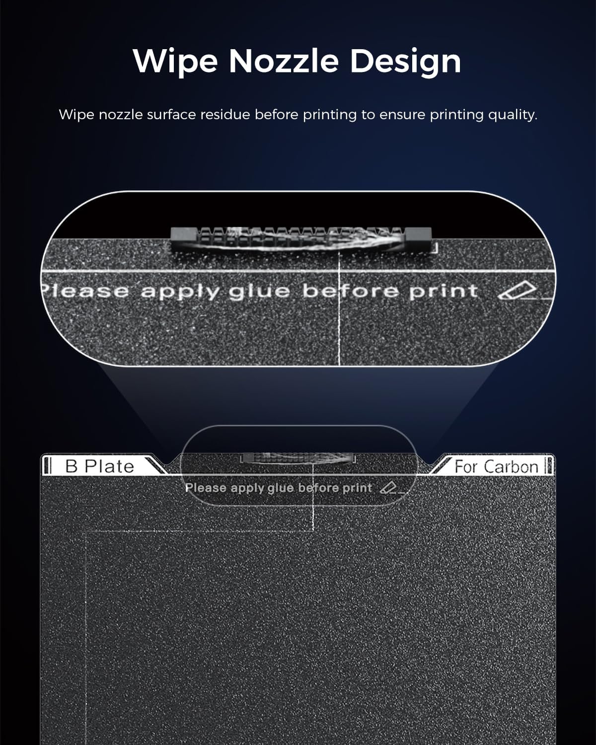 Creality K1C PEI Build Plate Textured 3D Printer Platform