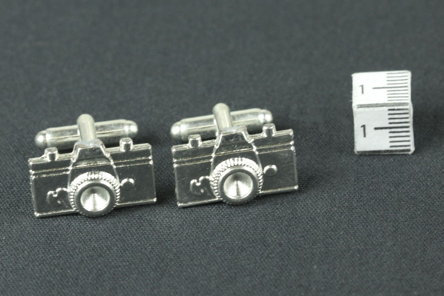 Miniblings Cámara Gemelos Botones con la Caja de la cámara de Fotos Autor