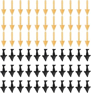 Kisangel 200Pcs Fake Chick Mouth Plastic Bird Beak Inserts DIY Chicken Making Accessories for Easter Party Doll Supplies