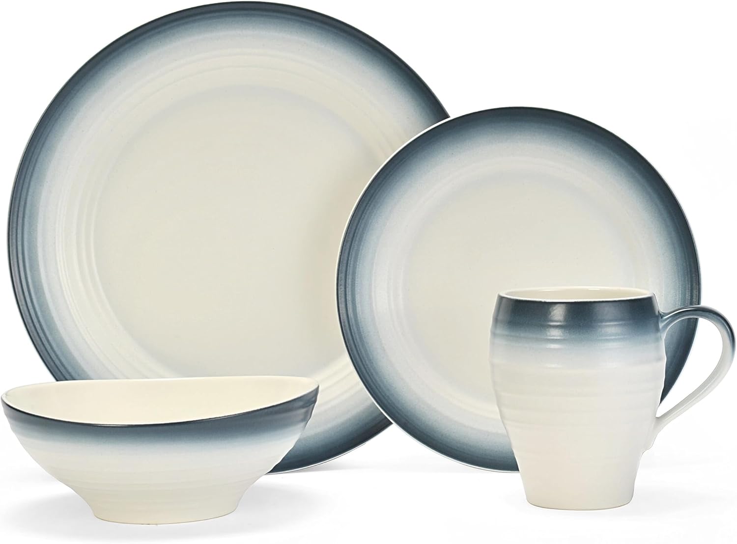 Mikasa Swirl 4-Piece Place Setting, Service for 1, Liberia Ubuy