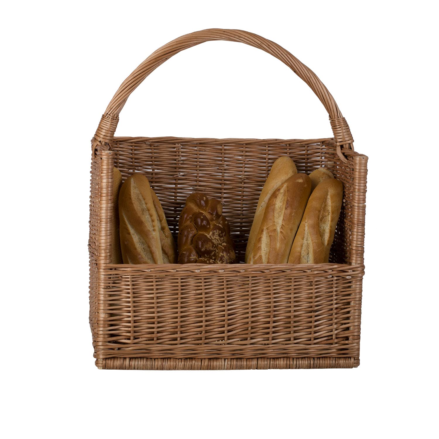 Cesta de mimbre para pan