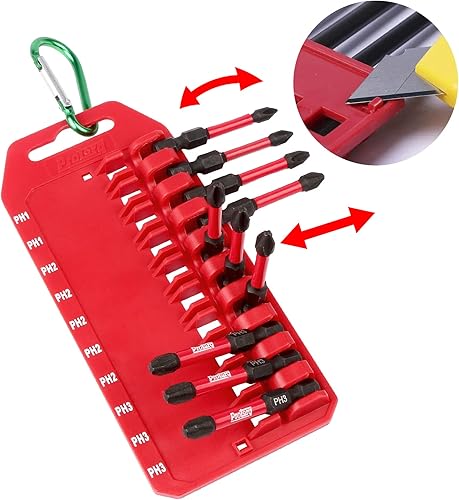 Miniatura 7 de Phillips 2 puntas de destornillador, 2 pulgadas, 15 piezas, con estuche de almacenamiento