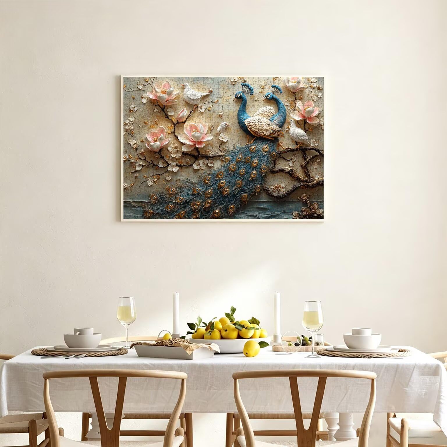 Puzzle dla dorosłych 2000, paw roślina, 99 x 70 cm, n-359