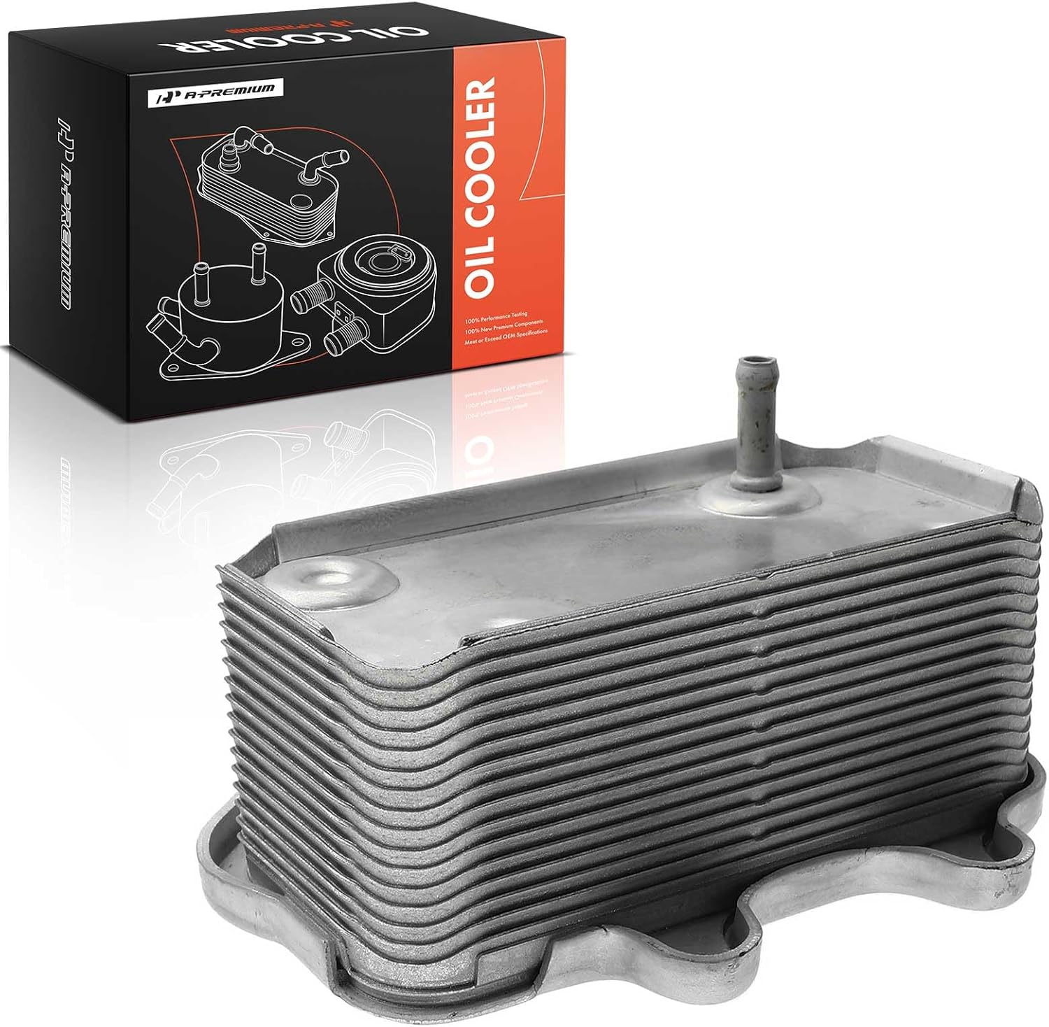 A-Premium Engine Oil Cooler Compatible with Porsche Boxster 1997 1998 1999 2000 2001 2002 2003 2004 2005 2006 2007 2008, H6 2.5L 2.7L 3.2L 3.4L