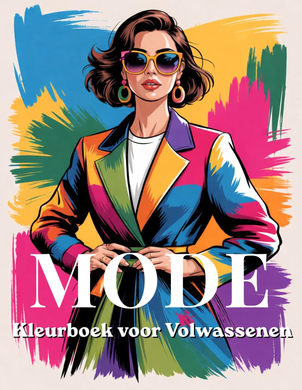 Mode Kleurboek voor Volwassenen: 50 Stijlvolle Outfits, Trendy Ontwerpen en Mooie Mode Illustraties voor Ontspanning en Stressvermindering