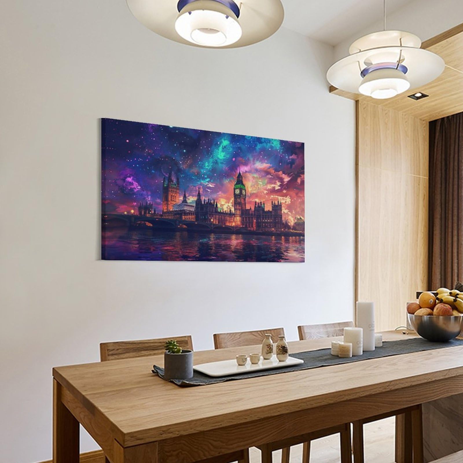 一点もの 油絵 絵画 タペストリー ロンドン橋 ロンドン インテリア