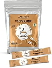 AMAZON 3 In 1 Instant Cappuccino Coffee Premix 20 Sachets Each 20 grams Pack Of 1