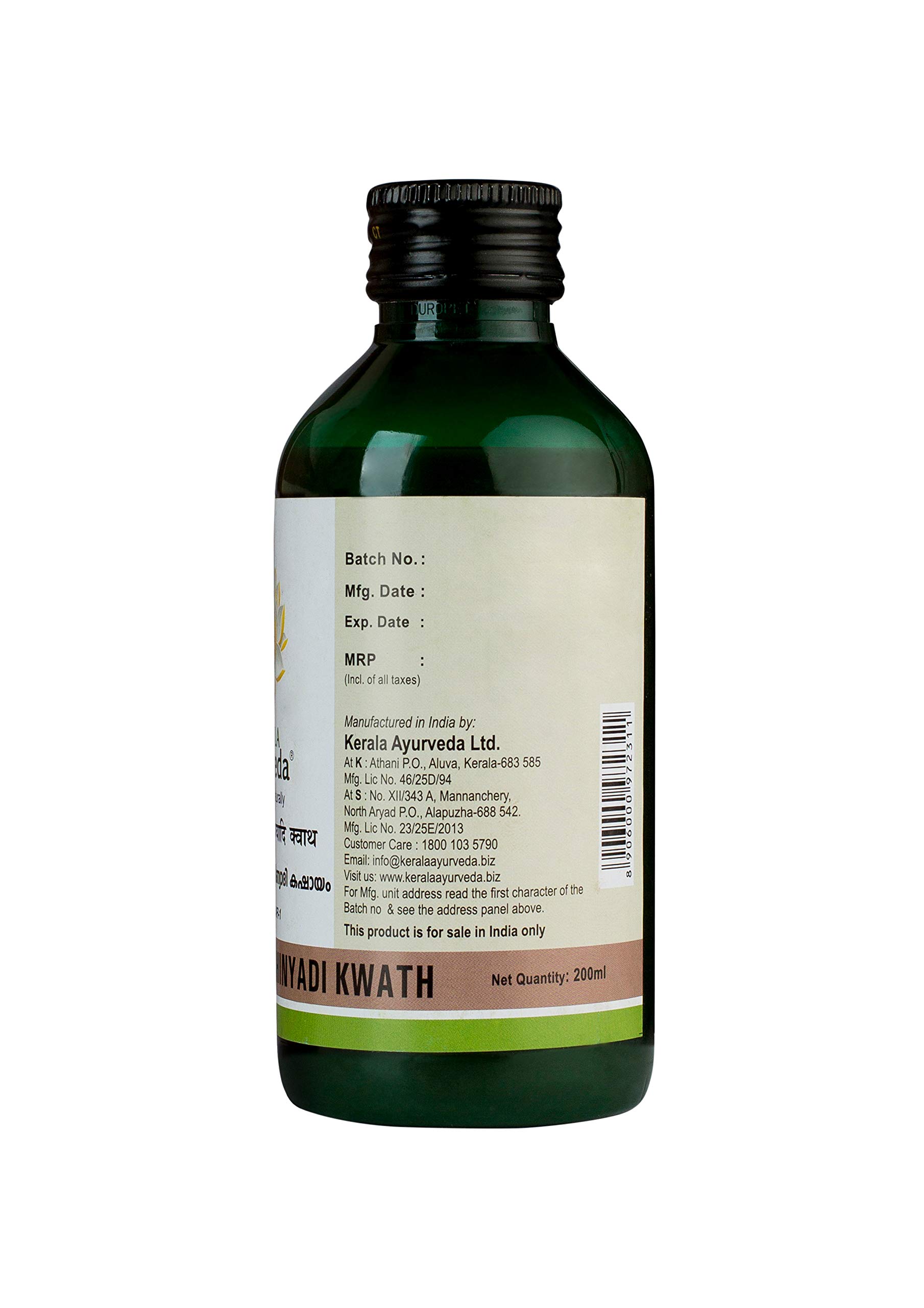 Kerala Ayurveda Patolakatukurohinyadi Kwath 200 Ml 1