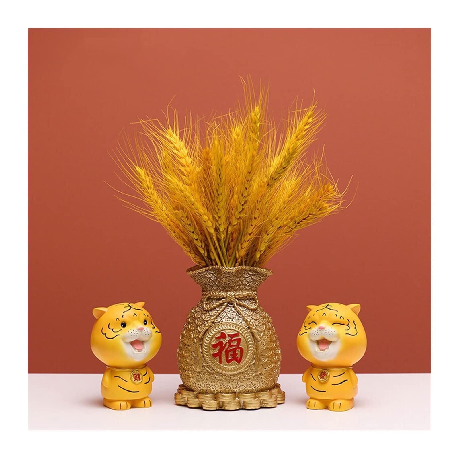 Figurine tigre de décoration salon et bureau pour embellir votre meuble à vin de maison