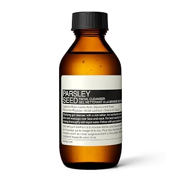 Aesop Parsley Seed Travel Face Cleanser | Mild Exfoliation to Clarify, Smooth, Cleanse Skin | 3.4oz / 100mL