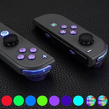 eXtremeRate 7 Colors 9 Modes NS Joycon DFS LED Kit, Multi