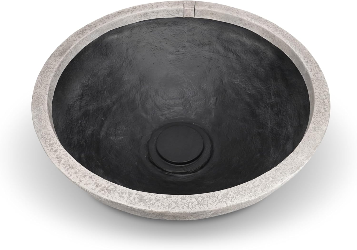 Aquascape Fountain Bowl Container Water Garden, Lunar Gray, 40 inch Dia (102 cm), 78396
