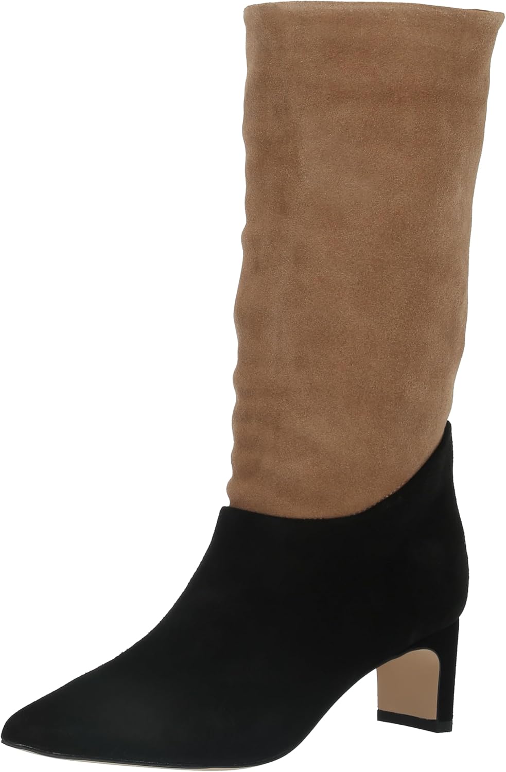 Sanctuary Women's Praise Knee High Boot, Black/Bistro, 9