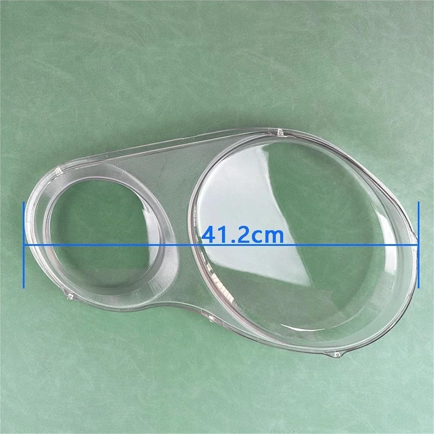 Headlight Cover Compatible with VW Polo 2002-2005 Headlamp Shell Transparent Lampshade Replace Original Lens(A Piar)