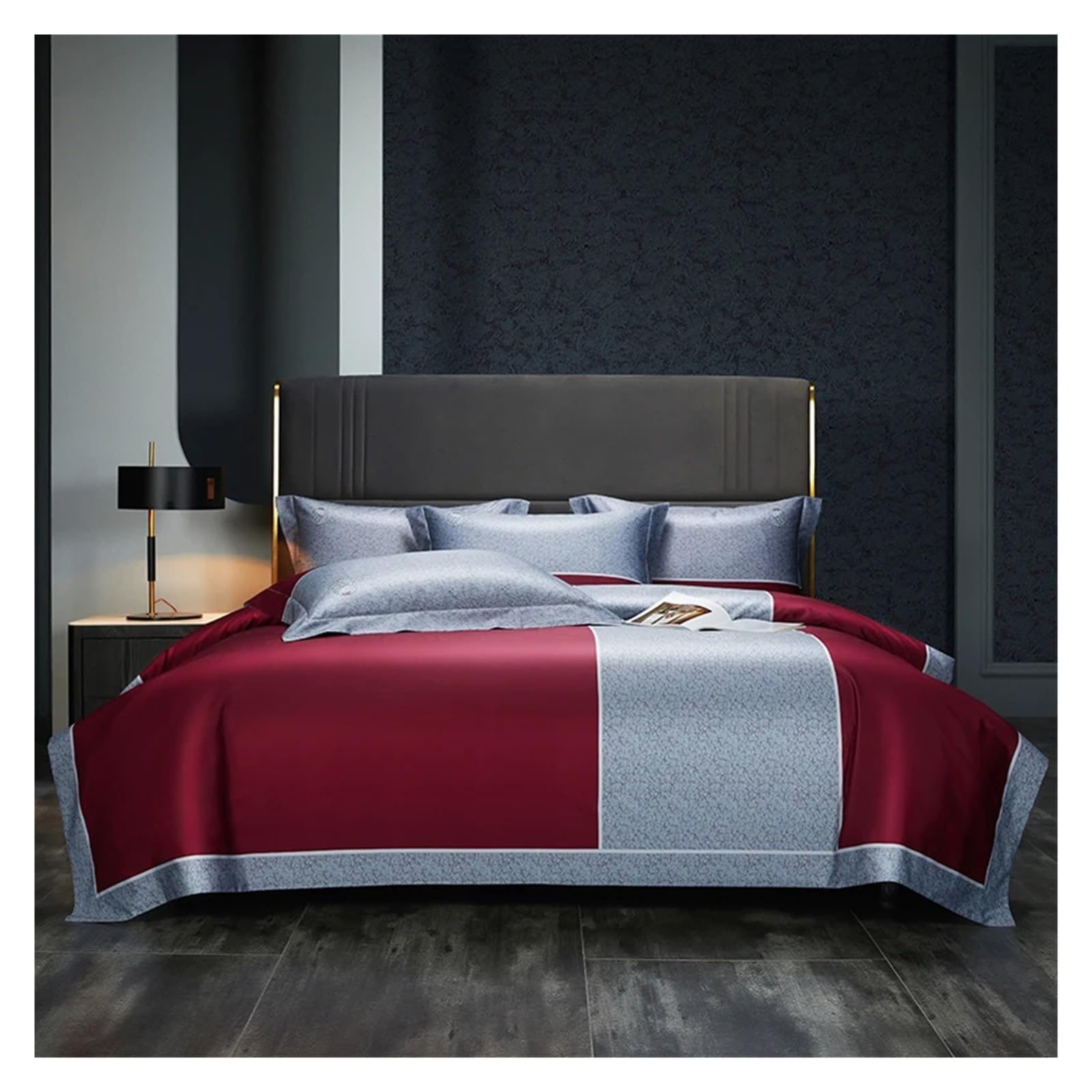 FYIYIEW double duvet set, 1000TC Egyptian Cotton Bedding Set Bed Linens Quilt Duvet Cover Pillowcase