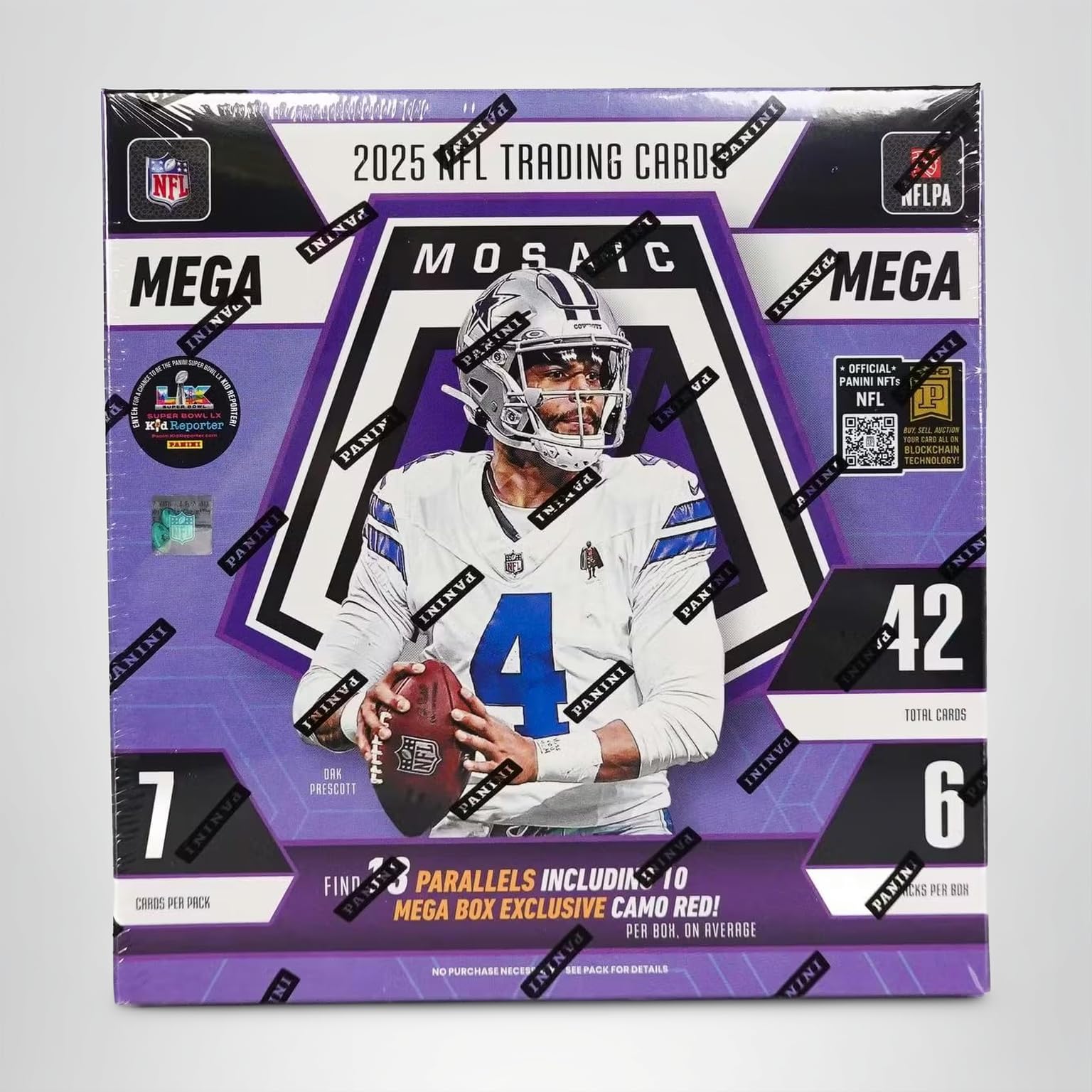 Amazon.com: 2025 Panini Mosaic Football Hobby Mega Trading Card