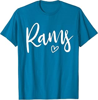 Rams Women's High School Sports Team T-Shirt