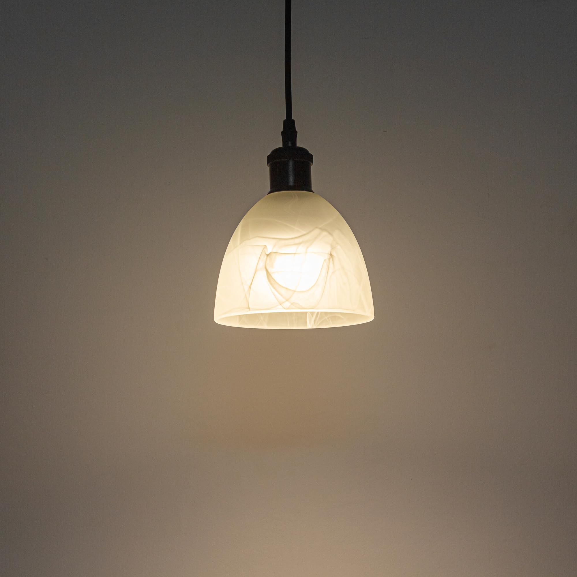 Plafoniera con sensore di movimento interno, moderna lampada da soffitto in vetro smerigliato, sensore di movimento radar con cavo da 4,5 m e portalampada E27, per corridoio, bagno, scale,