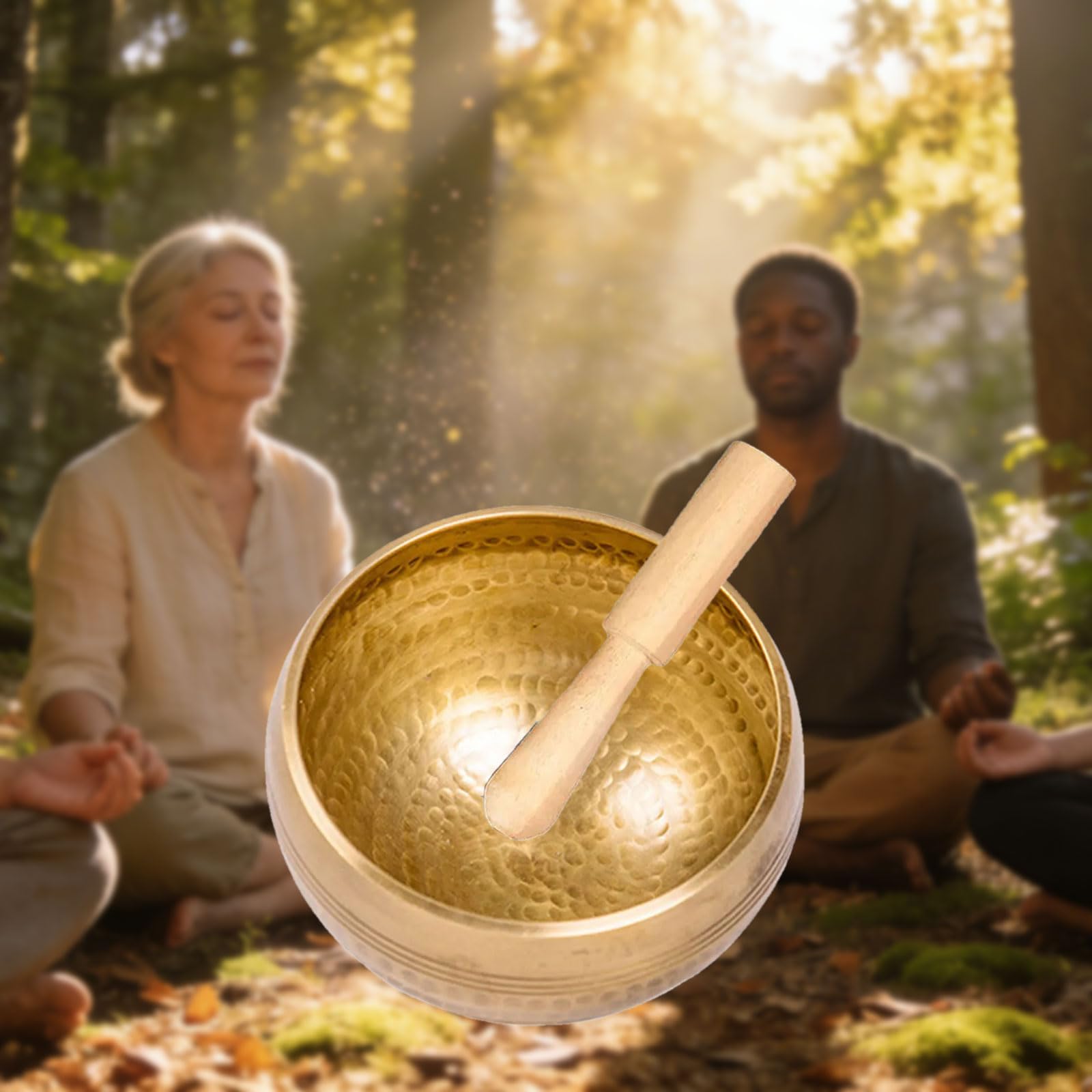 Campana tibetana multiuso in ottone, meditazione yoga fatta a mano, adatta per musica consapevole e terapie massaggio, consulenza sonora