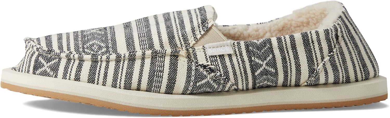 Sanuk Donna Blanket Chill Natural/Black 10 B (M)