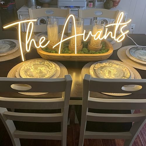 Miniatura 2 de Letrero de neón personalizado para decoración de boda, letrero de neón personalizado, letrero de neón con nombre de boda, fiesta de boda,