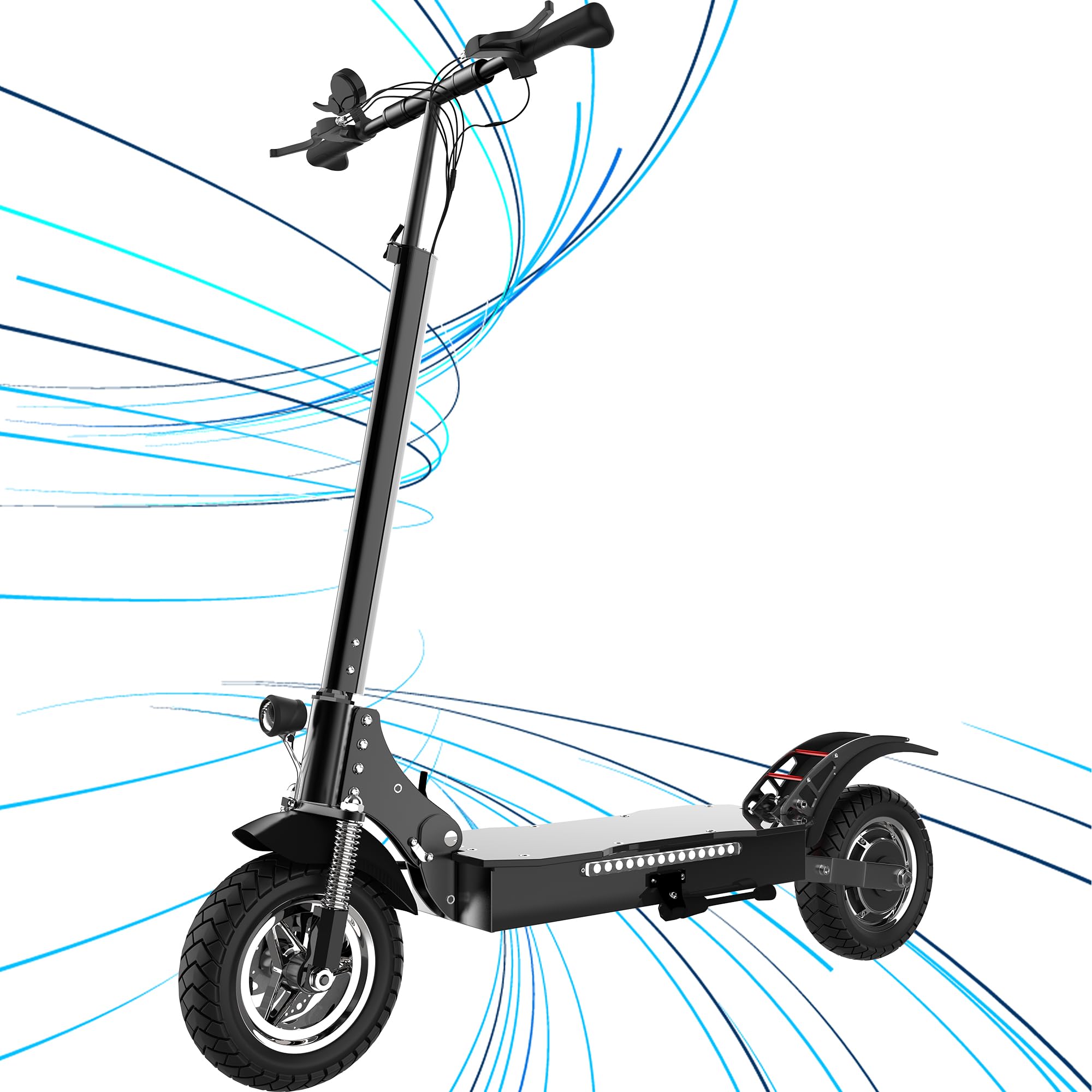 JUEYING X750 Electric Scooter, 1300W Powerful Single Motor, 48V/52V 20A Battery, Up to 37.5 MPH & 40/43 Miles Long Range, Electric Scooters for Adults