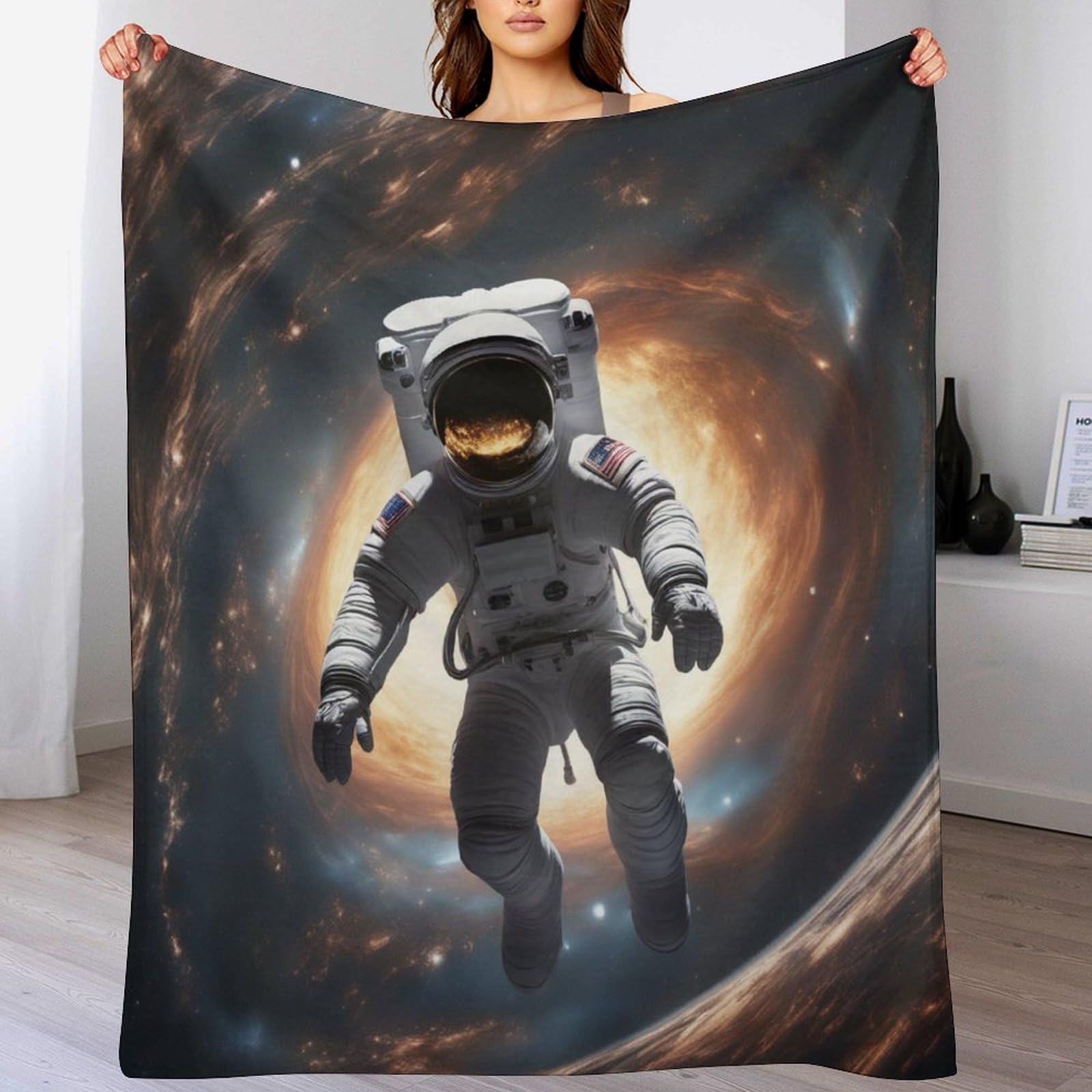 Couverture polaire 180x200 lit canapé tissu peluche extra doux thermique