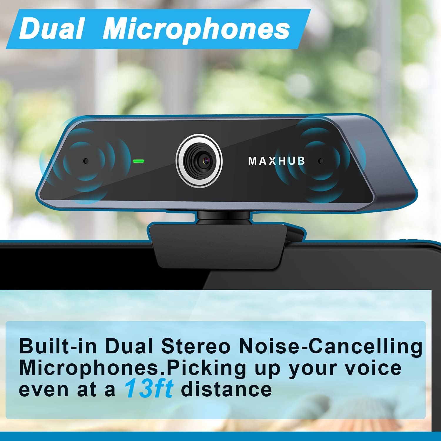 MAXHUB Kamera internetowa UC W20 4K z 80 stopni FOV