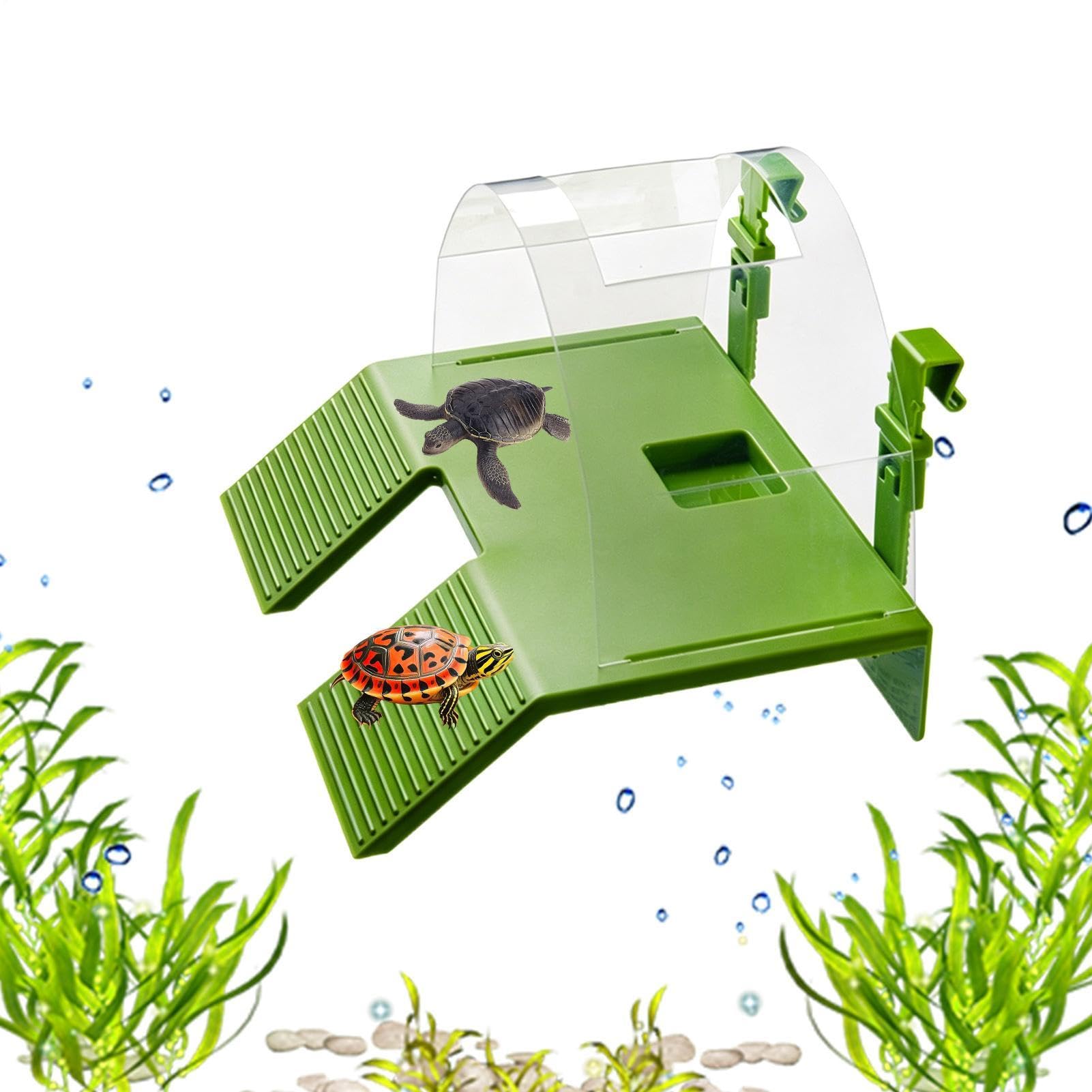 Plataforma de Tortugas - Escalera Doble Descanso Salamandra,Terraza Reposo Tortugas - para Cuidadores Criadores Amantes Animales Tiendas Hogar Oficina Terrario Recinto Sala — view 9