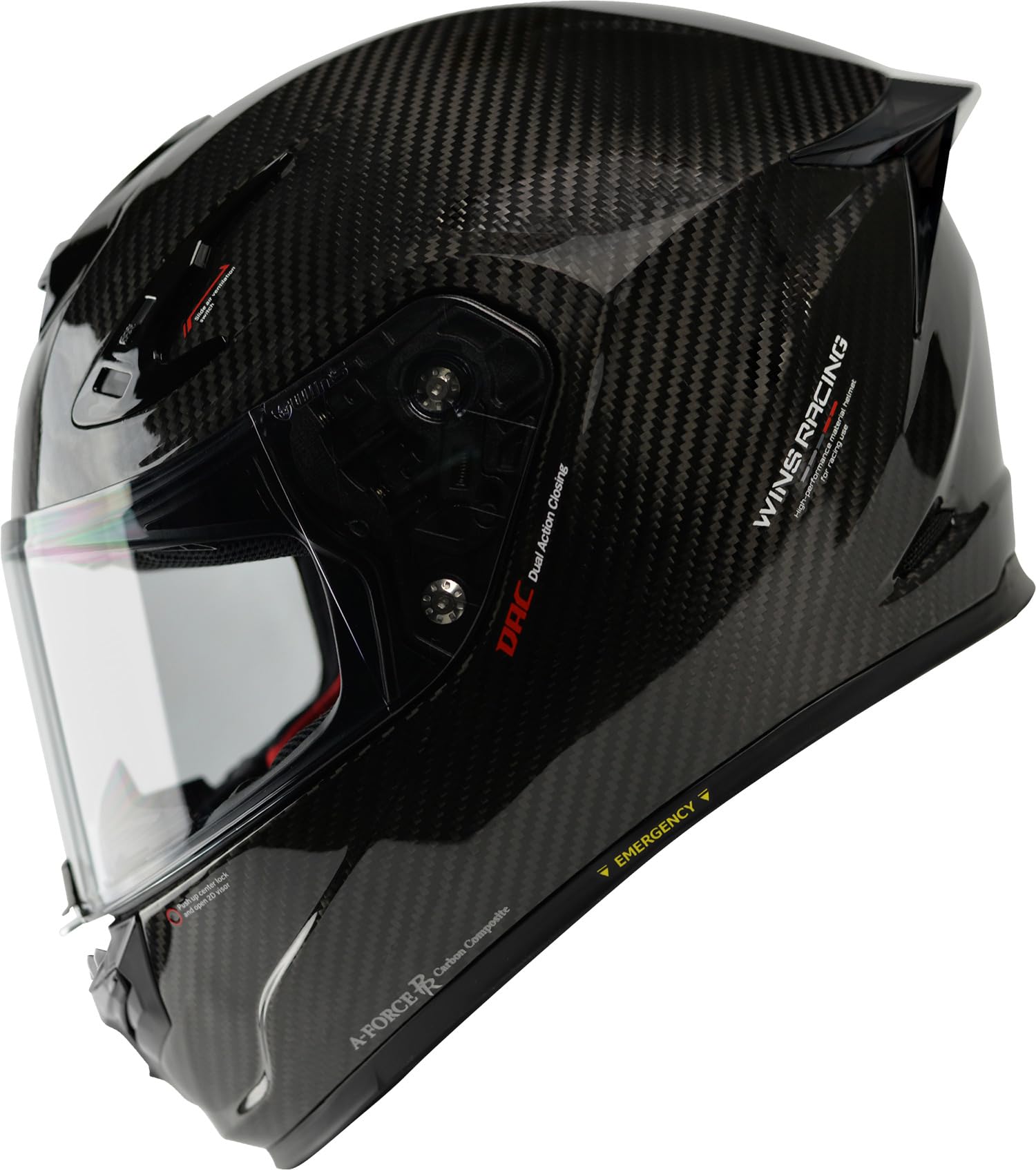 WINS A-FORCE CARBON Lサイズ 製品紹介 WINS A-FORCE CARBON【エー・フォース カーボン】｜バイク