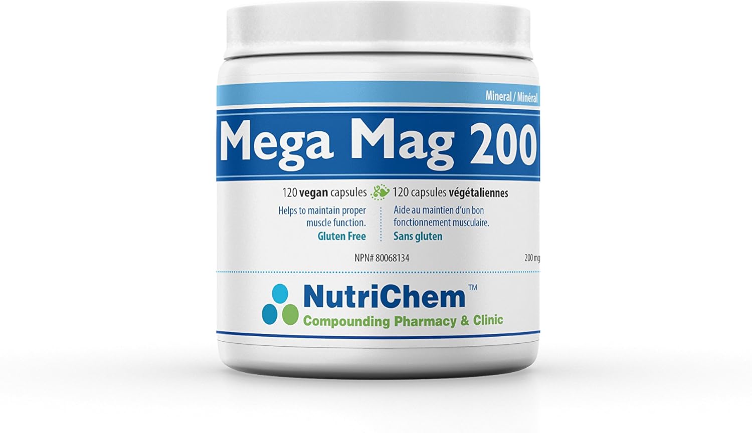NutriChem Mega Mag 200 300 capsules : Amazon.ca: Health & Personal Care