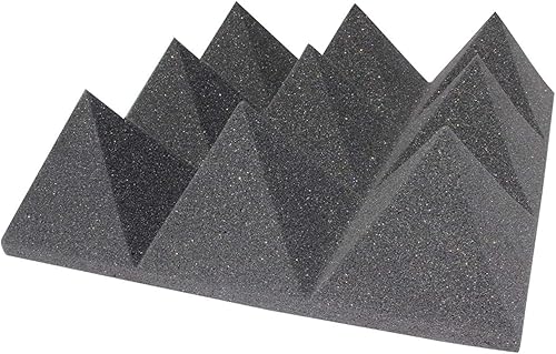 Miniatura 3 de Espuma acústica piramidal a granel para aislamiento acústico de estudio y amortiguación de sonido, paquetes de 48 pies cuadrados disponibles en