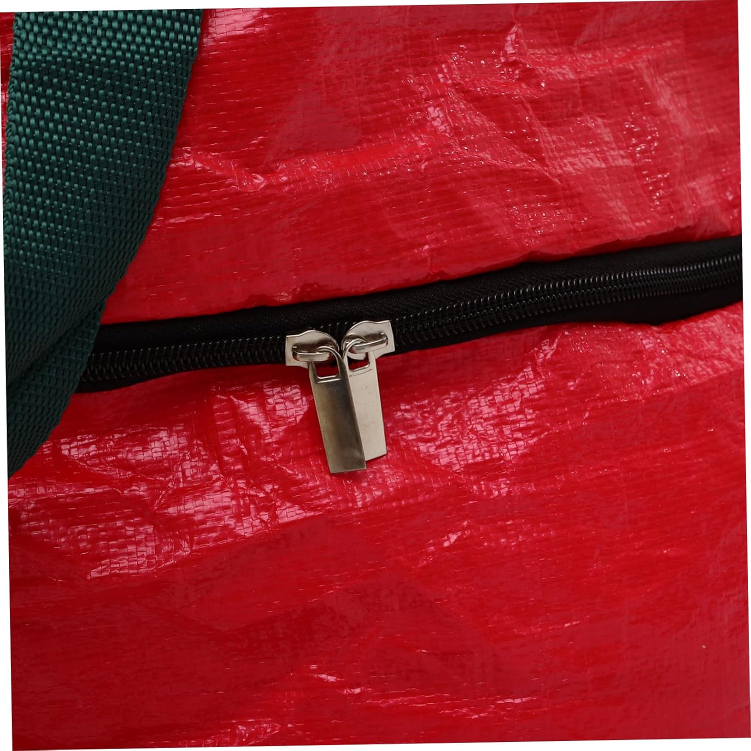 Christmas Wreath Storage Bag with Handle Double-Layer Pe Wreath Holder for and Portable Holiday Decoration Organizer