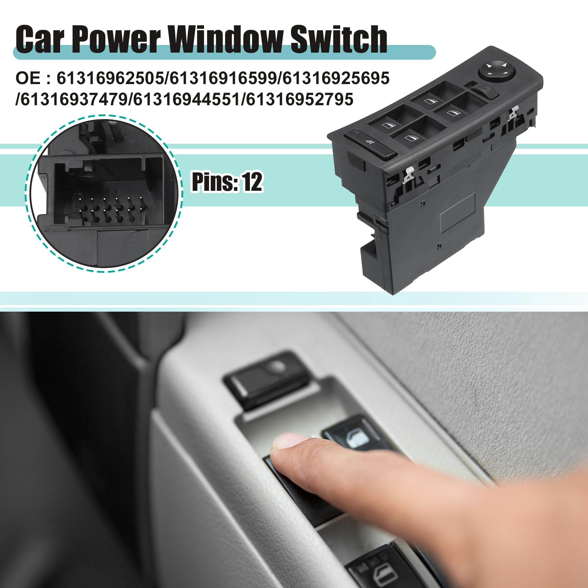 ACROPIX ACROPIX フロント左運転席側マスターパワーウィンドウスイッチ 