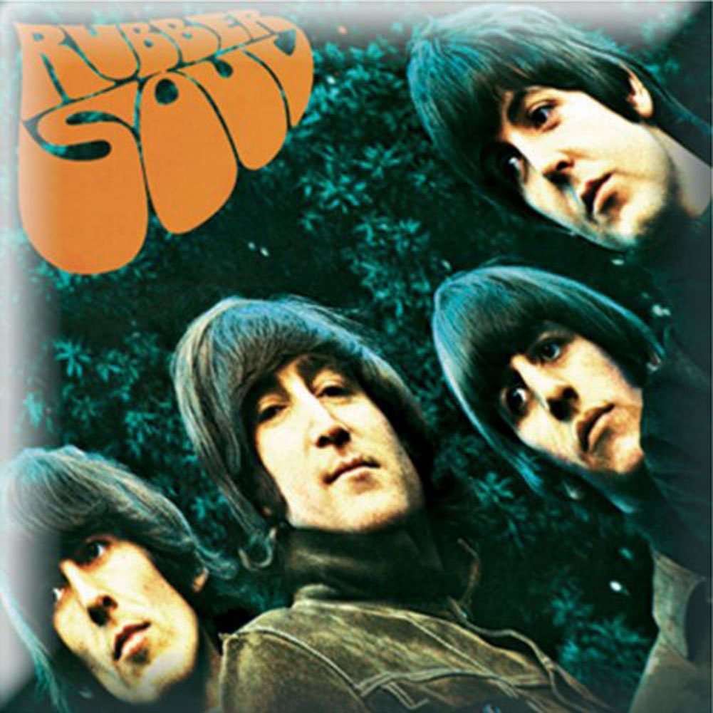 Rubber Soul Album Pin Badge - Les Beatles, Paul McCartney, John Lennon, RIngo Starr, George Harrison Rubber Soul Album Pin Badge