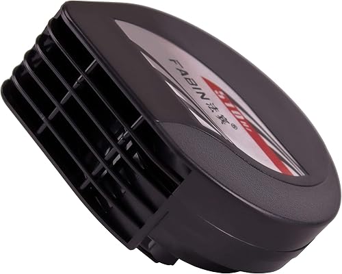 Vista 20 de FARBIN Bocinas compactas impermeables de 12 V para automóvil, bocina eléctrica fuerte universal para cualquier vehículo de 12 V Cuerno de caracol