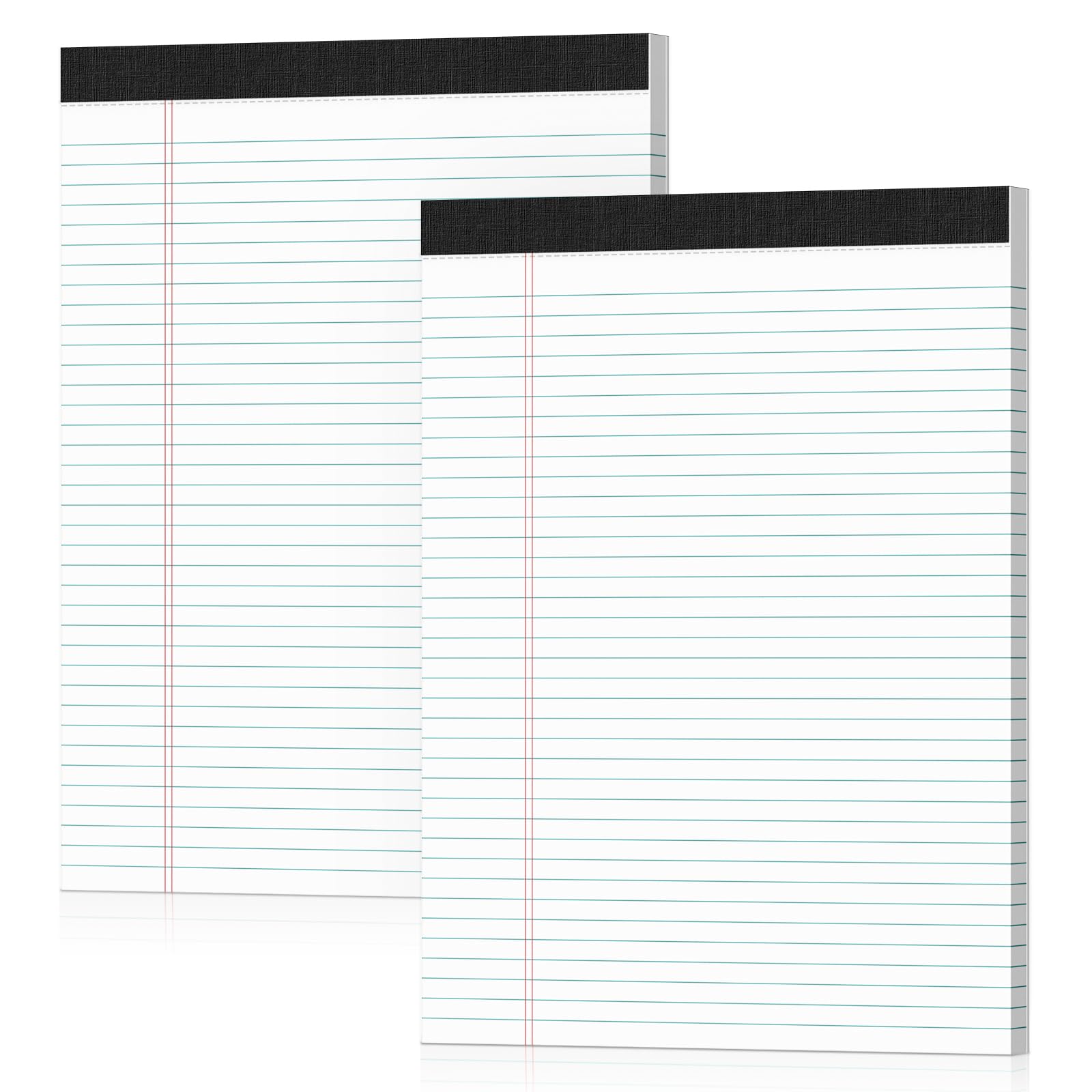Legal Pads 8.5 x 11 Note Pads, 2 Pack Notepad 8-1/2 x 11 Legal Pad, 30 Sheets/Pad, Legal Pads 8.5 x 11 College Ruled Thick Writing Paper Lined Tablets Paper Pads Notepads for Work  image 8