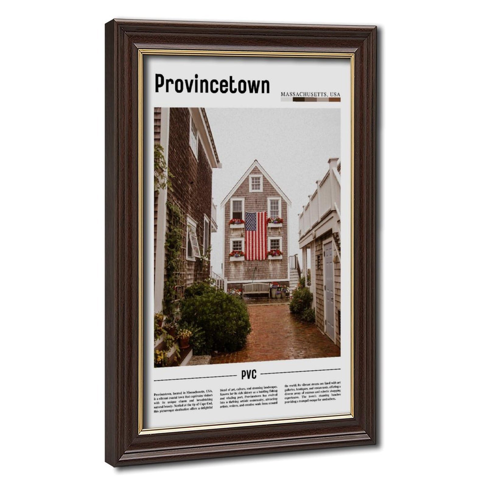 Wcyb Mokume Gane Frame Provincetown Massachusetts Usa The United States Of America Landscape Travel Prints Posters Canvas Deco Paintings Wall Art For Office Hangable Frame 1