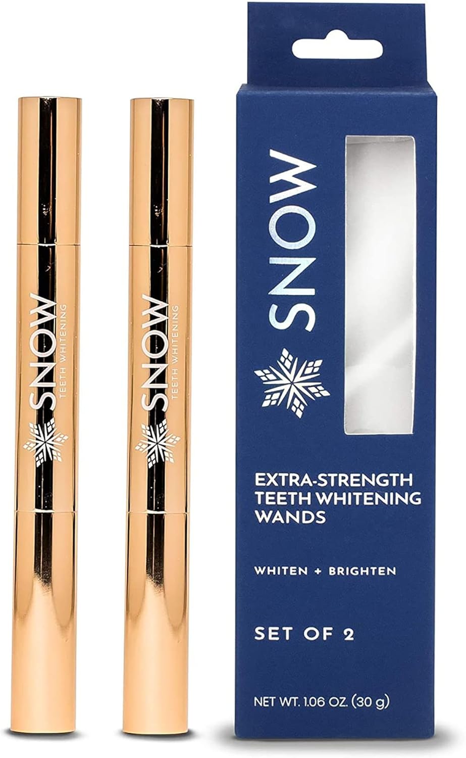 Snow Extra Maximum Strength Teeth Whitener Wands, Teeth Whitening