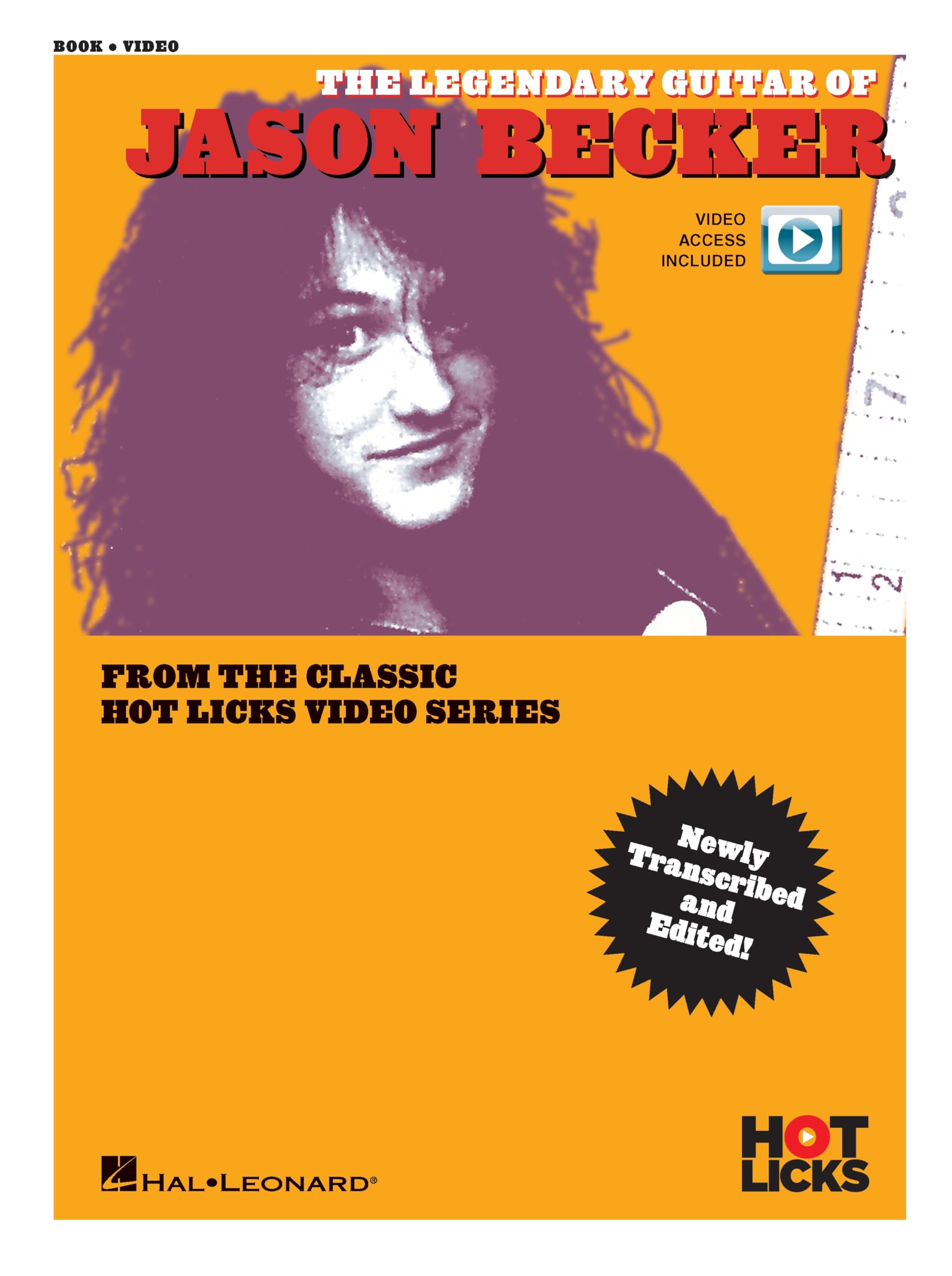 The Legendary Guitar of Jason Becker From the Classic Hot Licks Video Series | Hot Licks Clinic Transcriptions with TAB | Advanced Rock and Heavy