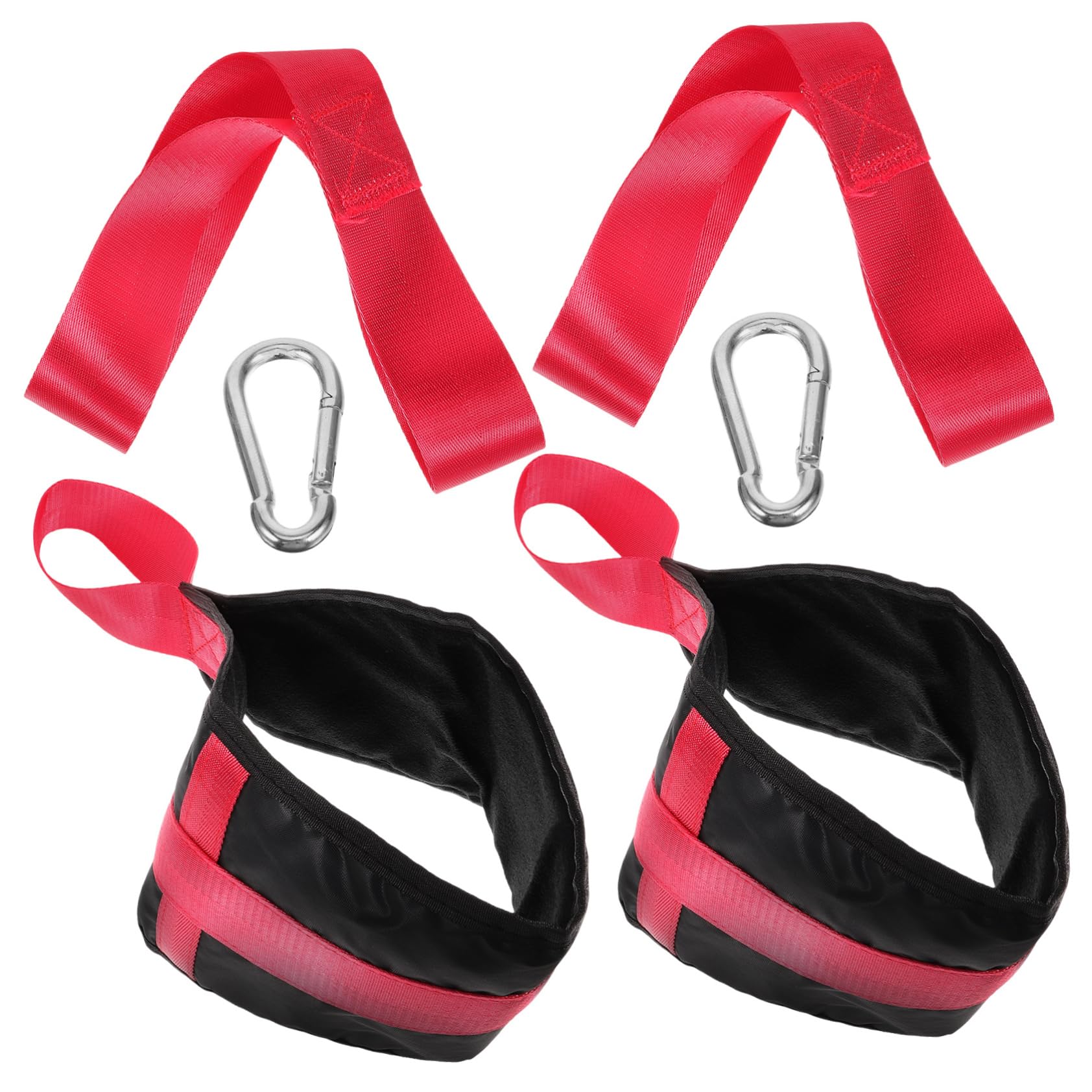 Sangle Abdominale Domestique de Gym, Lot de 2, Polyester Alliage