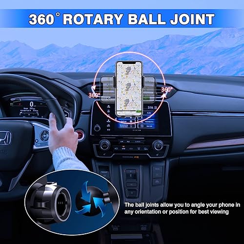 Miniatura 4 de Karltys Compatible con soporte para teléfono celular Honda CRV 2017-2022, accesorios CR-V, soporte de ventilación de aire para todos los teléfonos