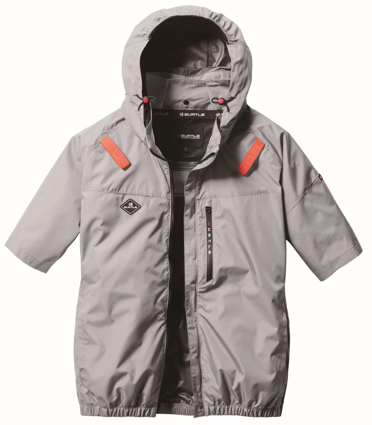 BURTLE バートル エアークラフト半袖ブルゾン(ユニセックス) 春夏用 アッシュグレー AC2066 60 XL Amazon.co.jp: BURTLE バートル エアークラフト半袖ブルゾン(ユニ