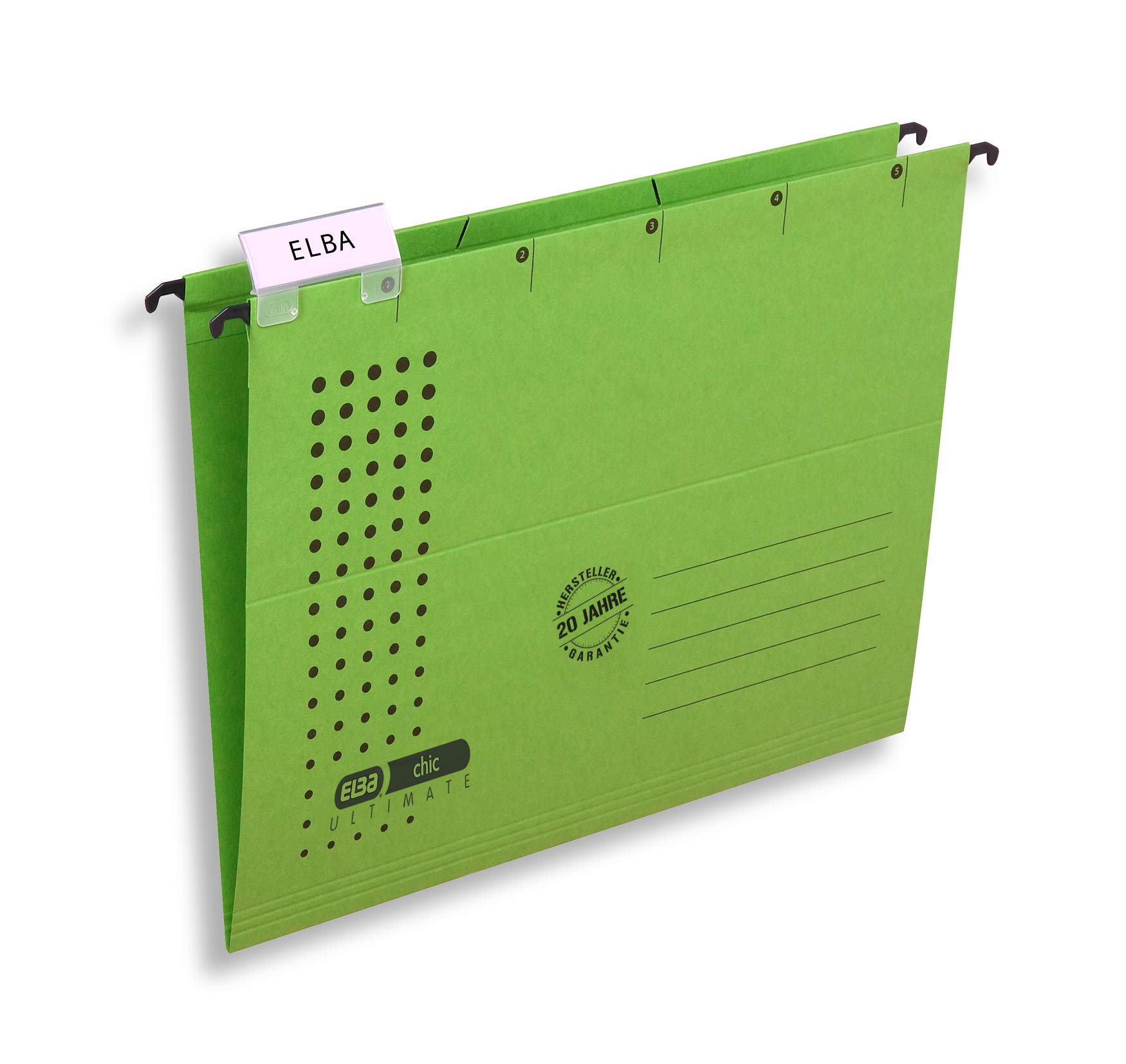Elba Chic Ultimate 85740GN Suspension File with Open Sides 25-Pack Green