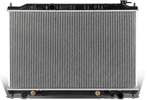 DNA Motoring OEM-RA-2215 Radiador de núcleo de aluminio completo estilo OE compatible con 98-04 FrontierXterra AT, 27-116 pulgadas de ancho x 17-12